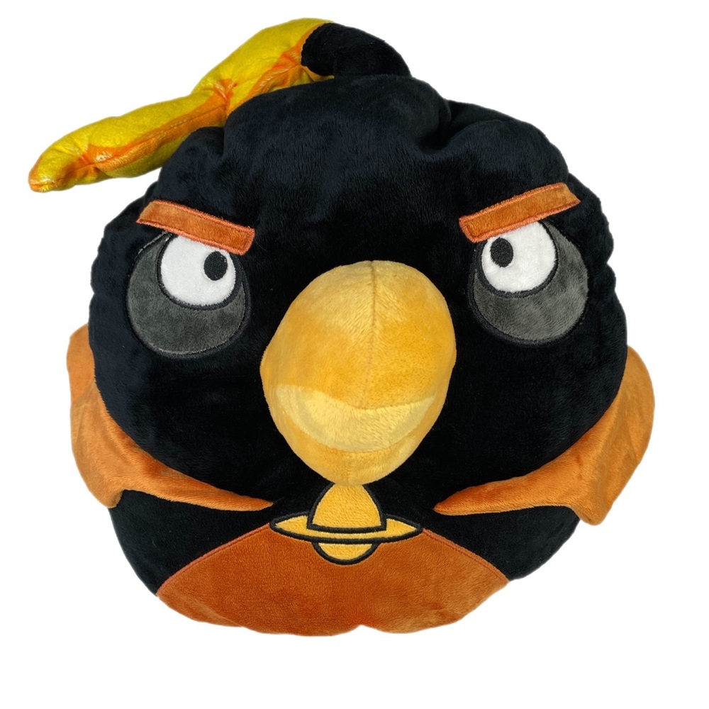 Angry Birds Rovio Plush Large Black Bomb Pillow